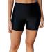 Plus Size Women's Swim Boy Short by Swim 365 in Black (Size 40) Swimsuit Bottoms