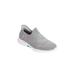 Women's The Slip-Ins™ Hands-Free Sneaker by Skechers in Grey (Size 9 M)