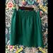 J. Crew Skirts | Jcrew Women’s (0) Paper Bag, Fully Lined Green Mini Skirt | Color: Green | Size: 0