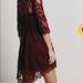 Free People Dresses | Free People Floral Mesh Lace Dress - Cocktail Dress Size 6 | Color: Purple/Red | Size: 6