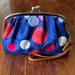 Coach Bags | Coach Signature Circles Navy Wristlet | Color: Blue/Red | Size: Os