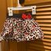 Disney Bottoms | Disney Minnie Mouse Skirt With Shorts | Color: Black/Red | Size: 24mb