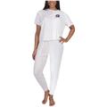 Women's Concepts Sport Cream Columbus Blue Jackets Brightside Top & Pants Set