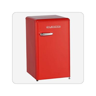 Wolkenstein - Retro-Kühlschrank KS95RT fr - Feuerrot, 92 l, eek f