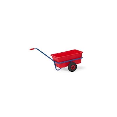 Fetra Handwagen, Tragl. 200kg, Ladefl. LxB 700x700mm, Gitterrost, Geländer, RAL5007, 2 Räder Image
