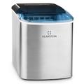 Klarstein On-The-Rocks Eismaschine LED 12kg je 24h 2.1l Edelstahl schwarz Edelstahl