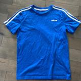 Adidas Shirts & Tops | Adidas Cotton Tee, Kids Medium | Color: Blue/White | Size: Mb