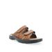 Men's Propet Vero Men'S Slide Sandals by Propet in Tan (Size 11 1/2 M)