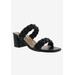 Women's Fuss Slide Sandal by Bellini in Black Smooth (Size 6 1/2 M)