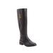 Wide Width Women's The Azalia Wide Calf Boot by Comfortview in Black (Size 9 W)