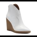 Jessica Simpson Shoes | Jessica Simpson Crais Western Bootie | Color: Brown/White | Size: 12