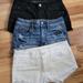 American Eagle Outfitters Shorts | American Eagle Jean Shorts Bundle (Size 0, 2 & 4) | Color: Black/Blue | Size: Various