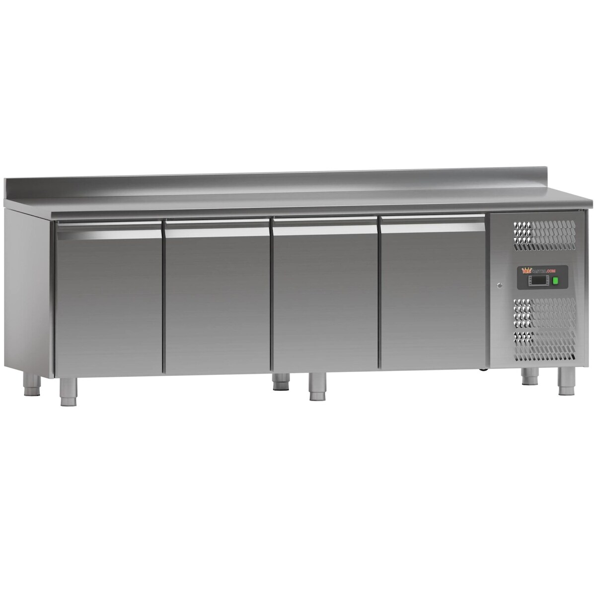 Tiefkühltisch - 2,2 x 0,7 m - 4 Türen mit Aufkantung Image