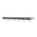 Enclume Utensil Bar Handcrafted Wall Mounted Pot Rack Metal in Gray | 3 H x 42 W x 3 D in | Wayfair WR4 SS