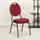 Flash Furniture Boston Teardrop Back Stacking Banquet Chair Metal/Fabric in Red/Yellow | 37.75 H x 17.5 W x 17.5 D in | Wayfair