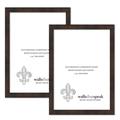 WallsThatSpeak Picture Frame For Puzzles Posters Photos Or Artwork (2-Pack) Wood in Brown | 16" W x 17" H | Wayfair BROWN26099x2-16x17