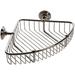 Ginger London Terrace Drill & Screw Mount Shower Caddy Brass/Metal in Gray | 3.25 H x 10.75 W x 10.75 D in | Wayfair 26554/PN