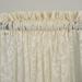Lilijan Home & Curtain Cream Lace Classic Sheers Curtain Panels, Sheer Window Curtain, Shabby Chic Polyester in White | 132 H x 52 W in | Wayfair