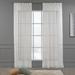 Lilijan Home & Curtain Extra Long & Extra Wide Dots Lace Patterned Sheer Curtain Panels Polyester in White | 120 H x 52 W in | Wayfair