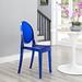 Casper Side Chair by Modway Plastic/Acrylic in Blue | 35.5 H x 15 W x 19.5 D in | Wayfair EEI-122-BLU