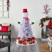 The Holiday Aisle® White Pine Cashmere Christmas Tree in Gray | 37 W x 37 D in | Wayfair 488DF079A6E741B2B21ACECF331D25AB