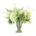 Primrue Hydrangea Floral Arrangement in Vase Silk, Ceramic in Yellow | 21 H x 25 W x 25 D in | Wayfair BF65A1B9BC2C4C3CBCA40E72C40454C5