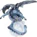 Trinx Derogene Dragon on Giant Cloud Figurine Resin in Blue/Gray/White | 4.25 H x 5 W x 3.25 D in | Wayfair 0461BC925DF143B2A297F71B25CE8054