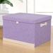 Latitude Run® Clothing Storage Household Wardrobe Folding Art Fabric Box Fabric in Indigo | 7.08 H x 13.77 W x 11.02 D in | Wayfair