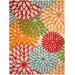 Nourison Aloha 6' x 9' Green, Multicolor Area Rug - Nourison ALOHA