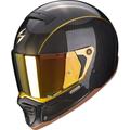 Scorpion EXO-HX1 Carbon SE Solid Gold Helm, schwarz-gold, Größe S