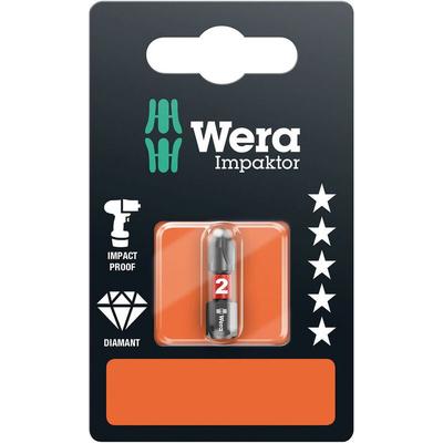 Wera 851/1 IMP DC SB SiS 05073916001 Kreuzschlitz-Bit PH 2 Werkzeugstahl legiert, diamantbeschichtet Image