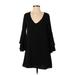 Mary & Mabel Casual Dress - A-Line: Black Dresses - Women's Size Small