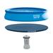 Intex 15' x 33" Easy Set Above Ground Swimming Pool, Filter Pump & Cover Tarp