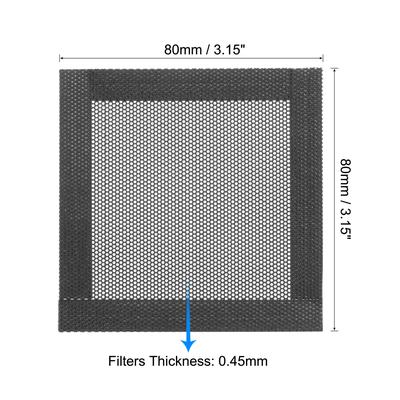PC Dust Fan Screen w Magnetic Frame for Cooling Case Cover Home Office
