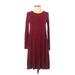 Old Navy Casual Dress - Sweater Dress: Burgundy Solid Dresses - Women's Size X-Small