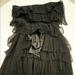 J. Crew Dresses | J.Crew Women’s 100% Silk Tiered Party Mini Dress - Strapless | Color: Black | Size: 6