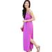 J. Crew Dresses | J Crew Purple Satin Racer Back Slitted Maxi Dress | Color: Purple | Size: 6