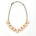 J. Crew Jewelry | J. Crew | Pale Pink Bubble Dot Necklace | Color: Gold/Pink | Size: Os