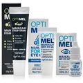 Optimel Manuka Honey Eye Treatment Bundle - Eye Drops, Gel & Eyelid Cream - Dry Eye Itchy Flaky Skin Treatment & Relief - Blepharitis, Corneal - Eczema & Dermatitis, White