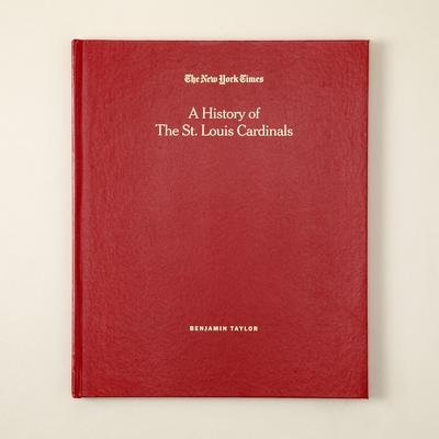 New York Times Custom Baseball Book - St Louis Cardinals with Magnifying Glass