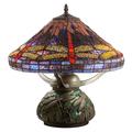 Meyda Lighting Tiffany Hanginghead Dragonfly 16 Inch Table Lamp - 212524