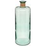 Vase aus recyceltem Glas, Höhe 75 cm, Blau Atmosphera