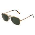 Ray-Ban RB 3636 NEW CARAVAN Unisex-Sonnenbrille Vollrand Eckig Metall-Gestell, gold