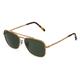 Ray-Ban RB 3636 NEW CARAVAN Unisex-Sonnenbrille Vollrand Eckig Metall-Gestell, gold