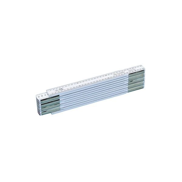 Marahrens 10er-Pack Gliedermaßstab 2 m weiß weiß Image