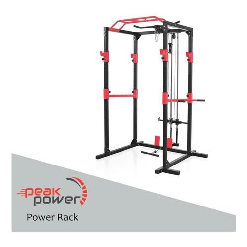 Multifunktionales Power Rack inkl. Griffe-Set, Peak Power