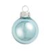 12ct Baby Blue Shiny Glass Christmas Ball Ornaments 2.75" (70mm)