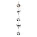 Metal Dragonfly Wind Spinner Chain Kinetic Garden Sculpture Home Decor - 66 X 8.75 X 8 inches