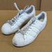 Adidas Shoes | Adidas Womens 9 Superstar Sneakers/Shoes White/Silver | Color: Silver/White | Size: 9