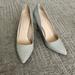 Nine West Shoes | Nine West Etta Pumps, Almond Toe, Pointed Toe | Color: Gray | Size: 8